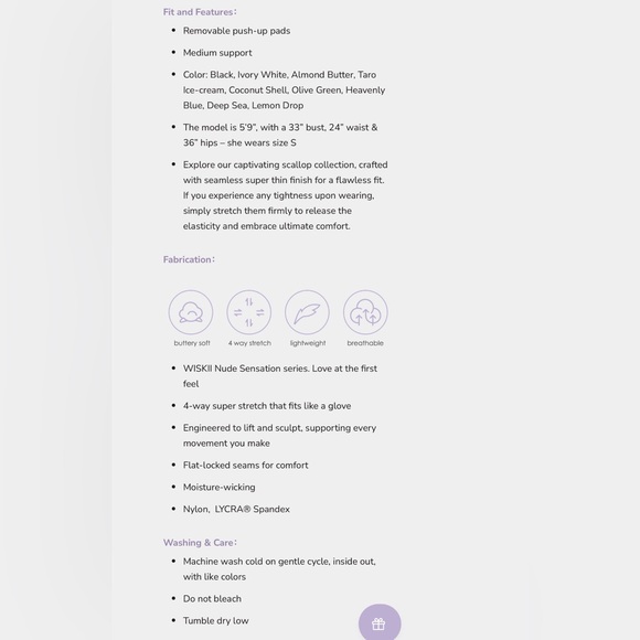 Wiskii Soufflé Sports Bra M - Ivory
Brand New With Tags - Picture 11 of 12